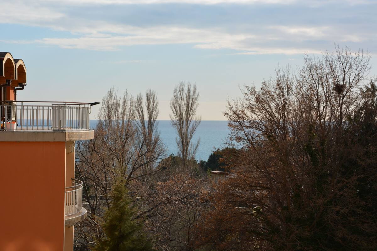 Panoramic-Apartment, 1 Schlafzimmer, Meerblick | Schallisolierte Zimmer, kostenlose Babybetten, Zustellbetten