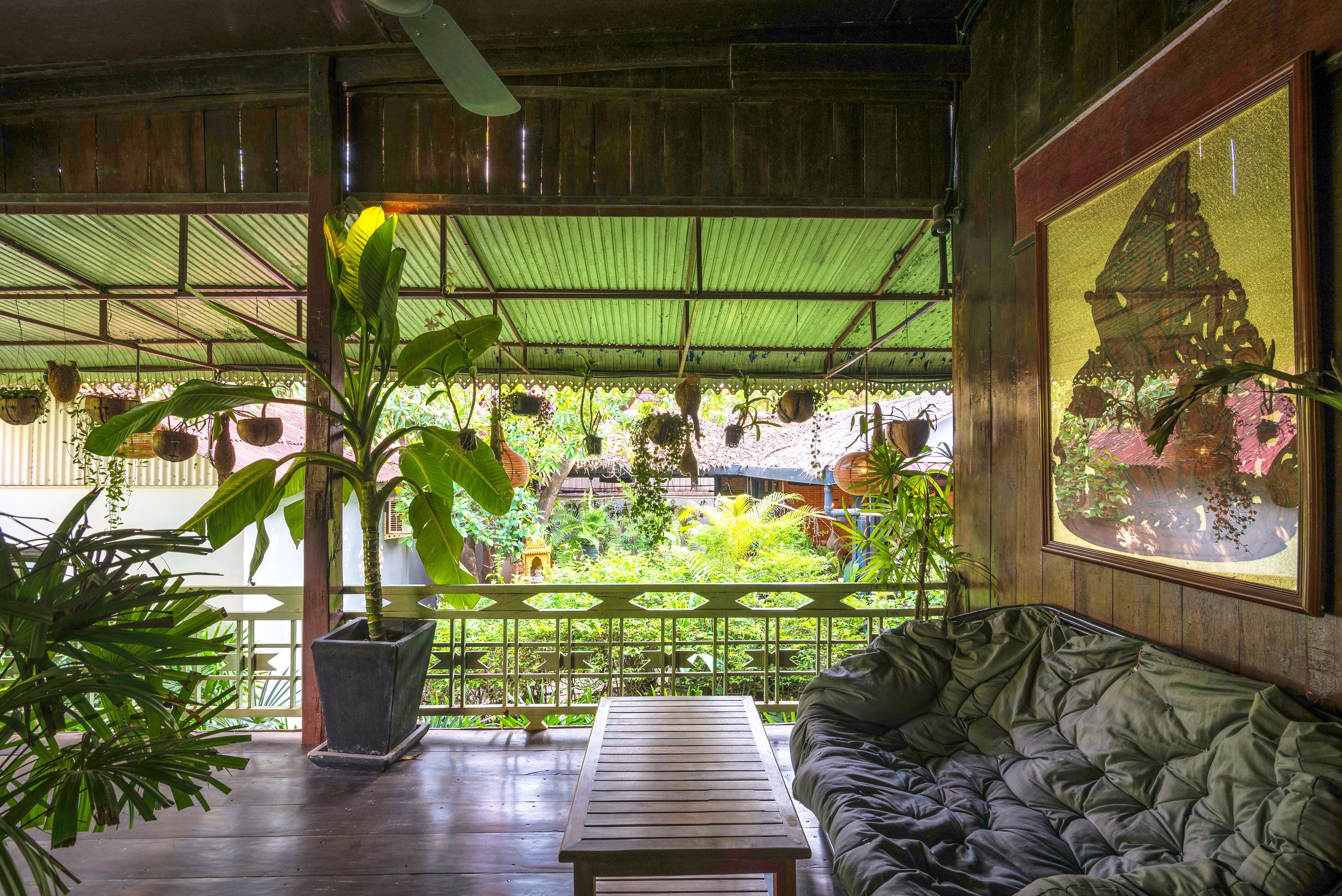 traditional house 02 bedrooms | living area | 32-inch lcd tv with cable channels, tv, fireplace