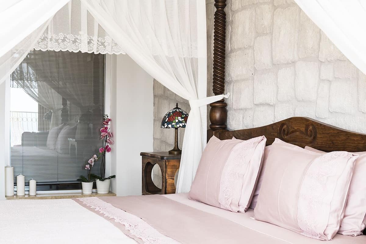 Honeymoon Double Room, Sea View | Egyptian cotton sheets, premium bedding, pillow-top beds, minibar