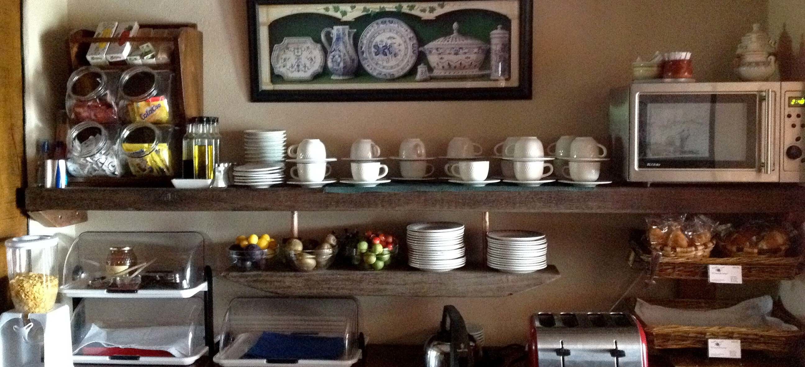 Daily buffet breakfast (EUR 8 per person)