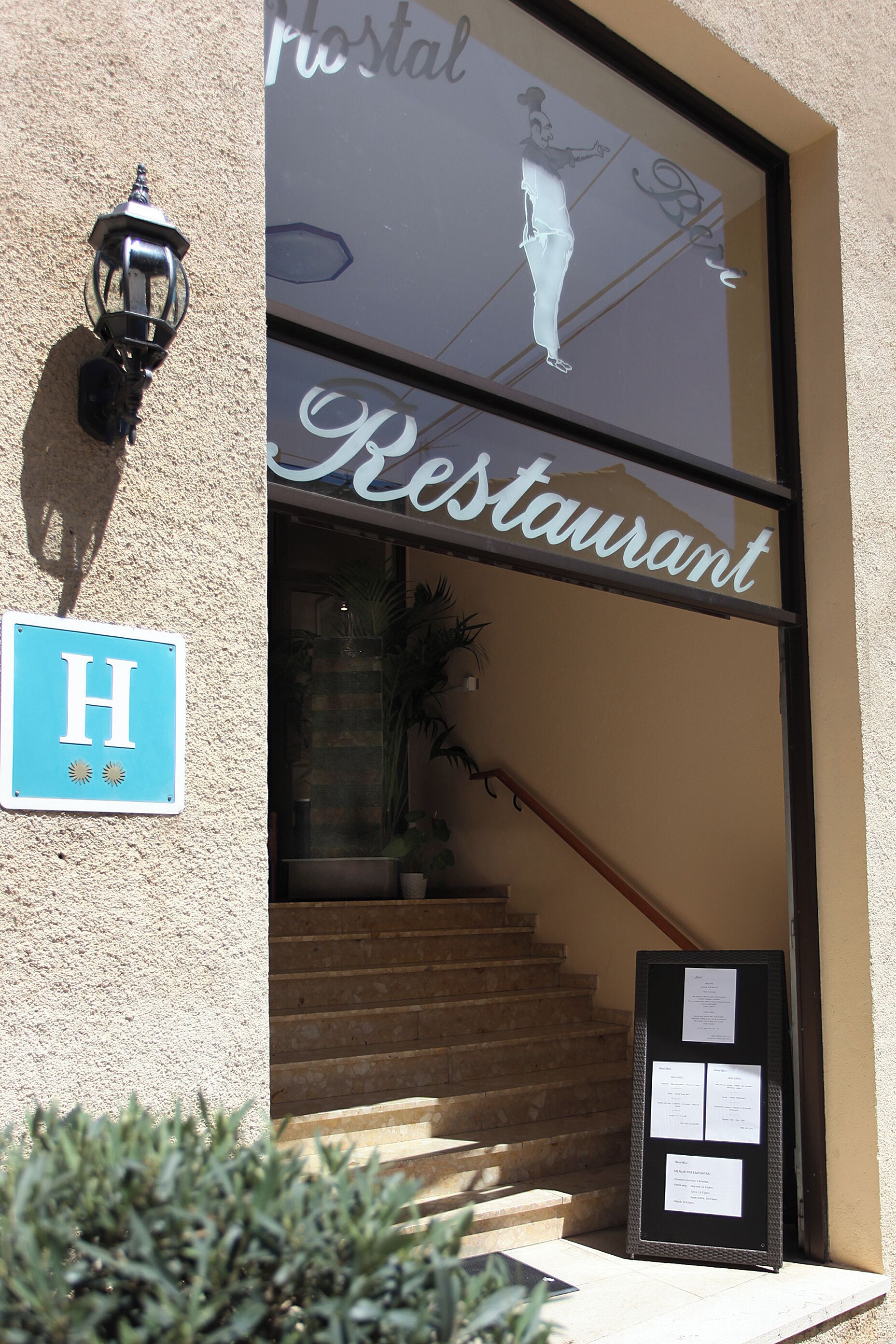 Entrée de l’hébergement