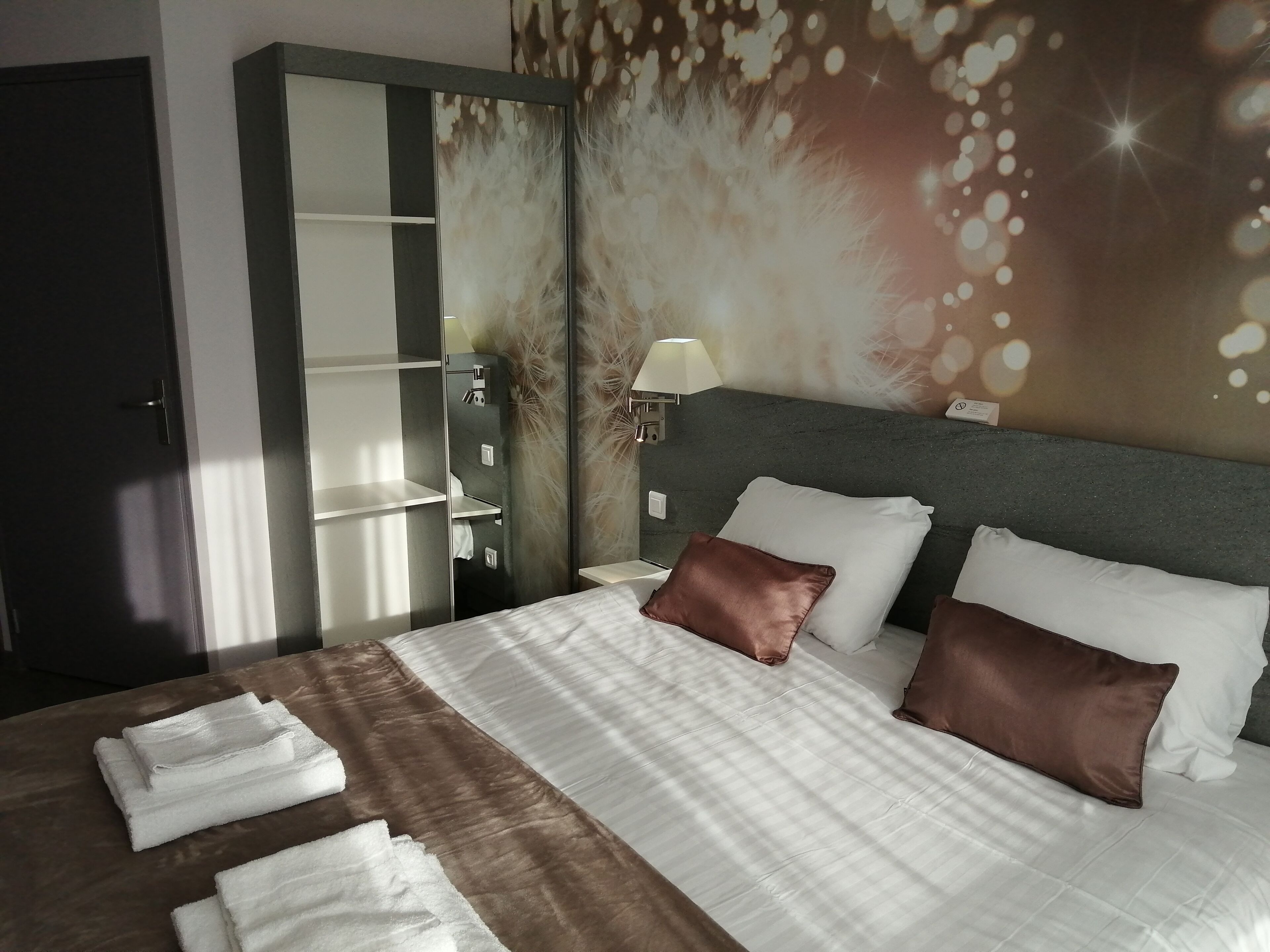 standard double room | premium bedding, desk, soundproofing, iron/ironing board