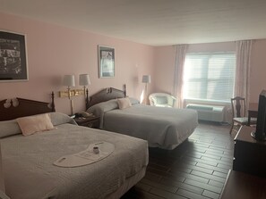 Standard Room, 2 Queen Beds, City View | Desk, iron/ironing board, free WiFi, bed sheets - French Quarter Inn (Maysville)