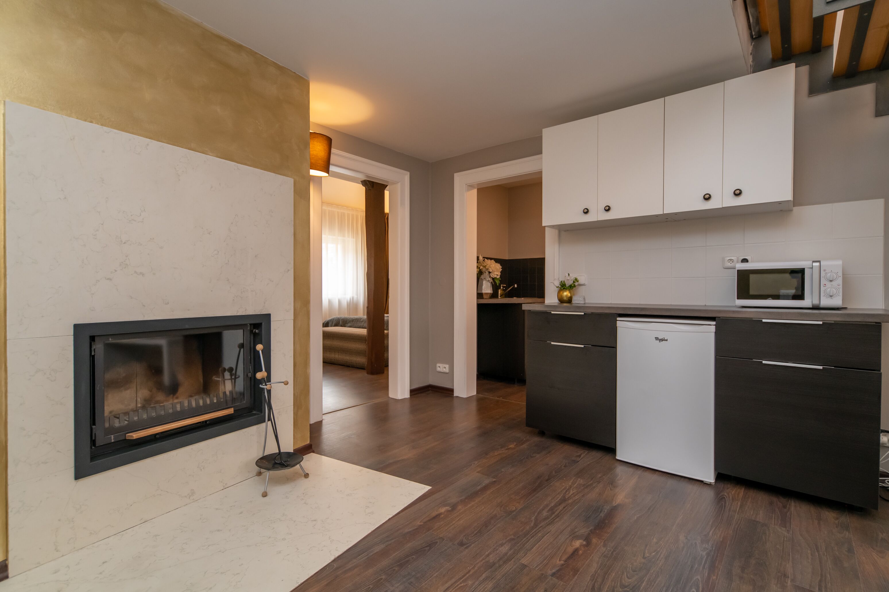 duplex (three bedroom apartment) | private kitchen | fridge, coffee/tea maker, electric kettle, high chair