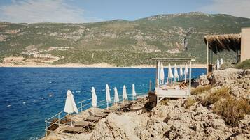 Privatstrand, Strandbar