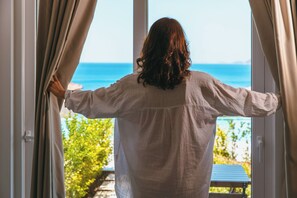 Standard-dobbeltværelse - stueetage | Gratis produkter i minibaren, pengeskab på værelset, gratis Wi-Fi