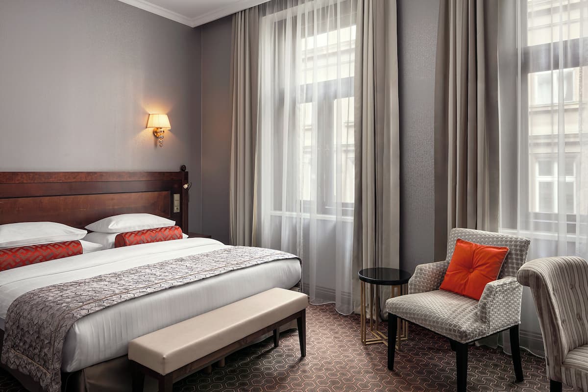 Executive kamer, 1 twee- of 2 eenpersoonsbedden | 1 slaapkamer, luxe beddengoed, Select Comfort-bedden