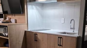 Room, 2 Queen Beds, Non Smoking, Kitchenette | Private kitchen | Mini-fridge, microwave, coffee/tea maker
