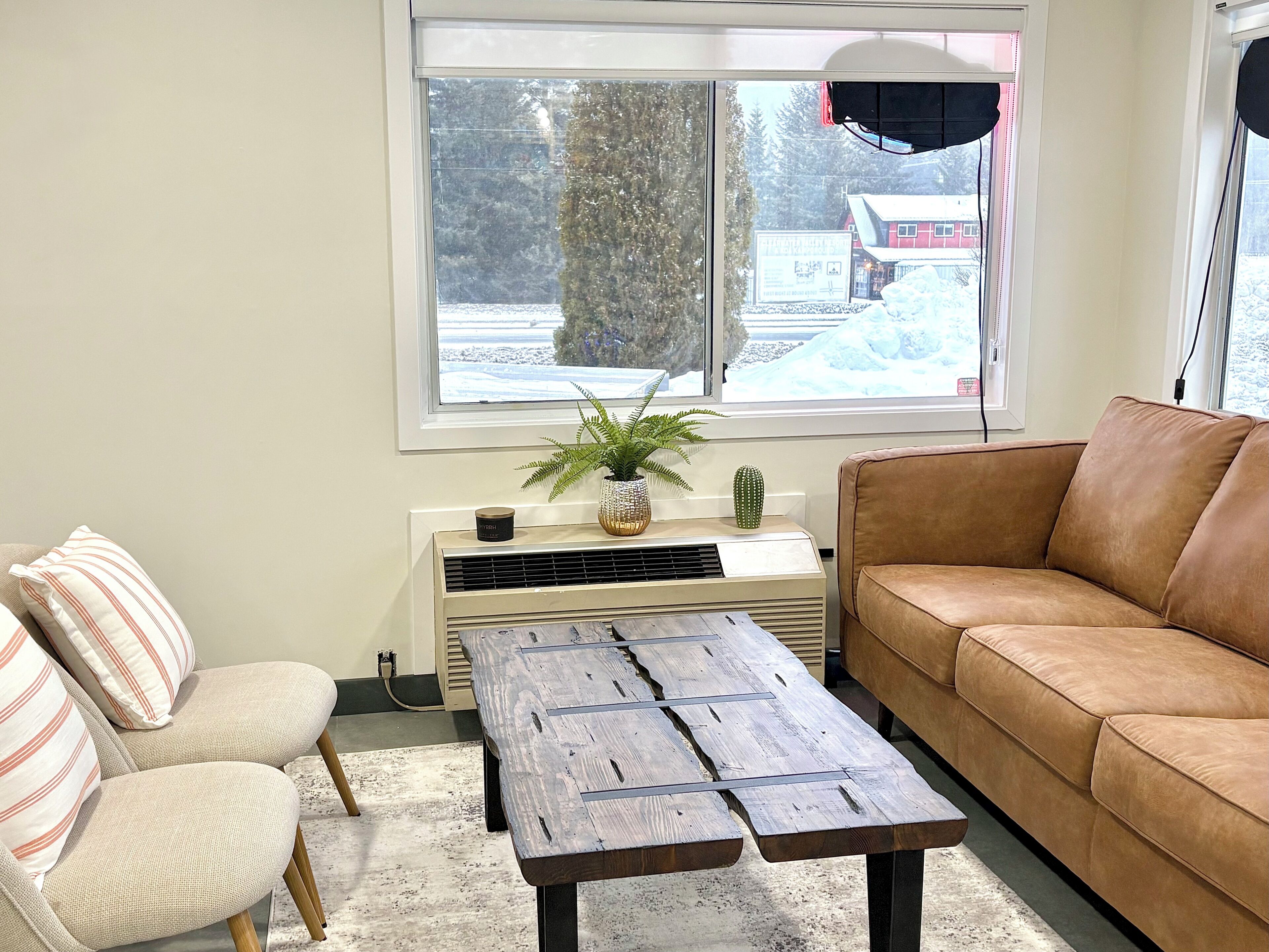 Lobby sitting area