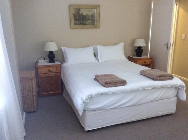 1 bedroom, iron/ironing board, bed sheets