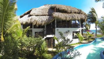 Outdoor pool, open 8:00 AM to 10:00 PM, sun loungers