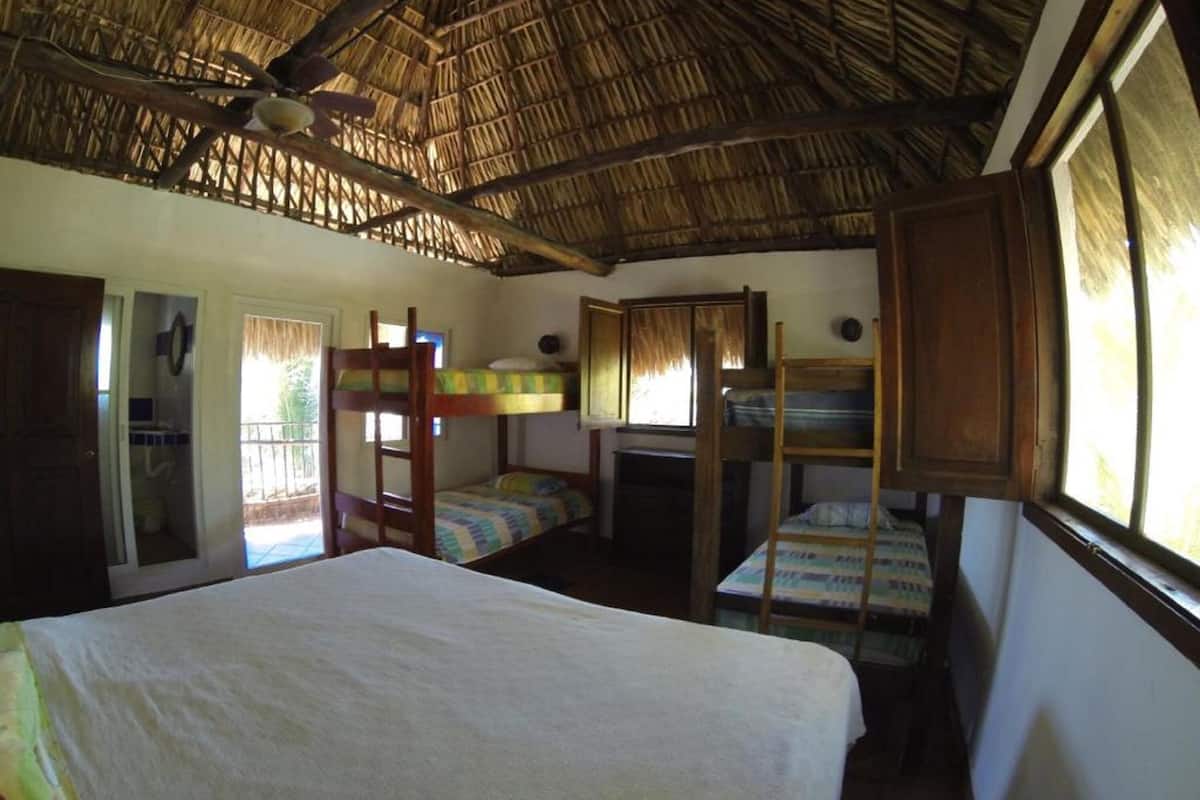 family room, sea view (sextuple) | 1 bedroom, egyptian cotton sheets, premium bedding, tempur-pedic beds