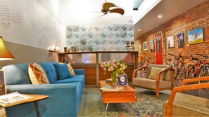 Sitteområde i lobbyen