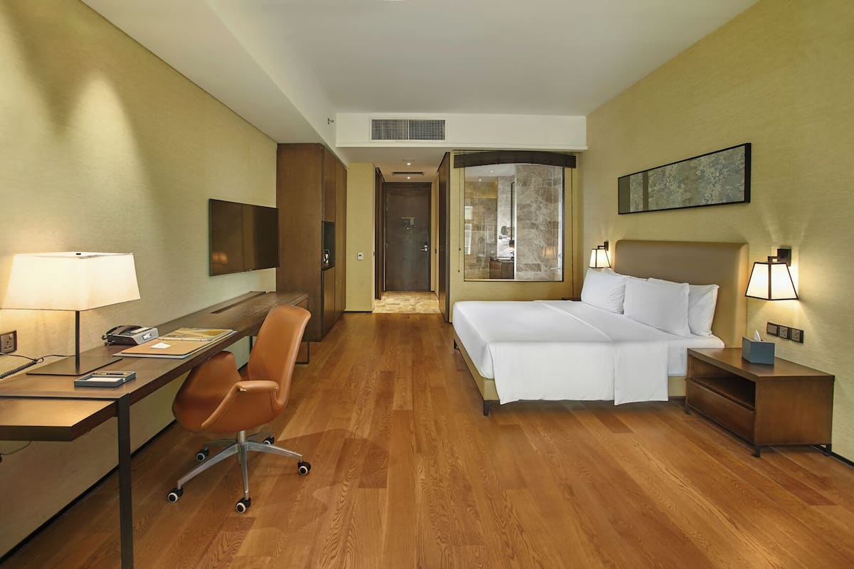 Minibar, in-room safe, desk, blackout drapes