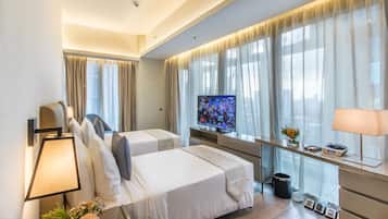 Minibar, in-room safe, desk, blackout drapes