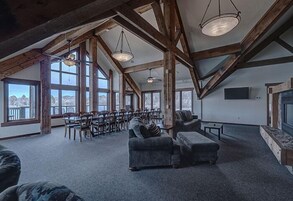 Reunion Lodge Second Level | Living area | 15-inch LED TV with cable channels