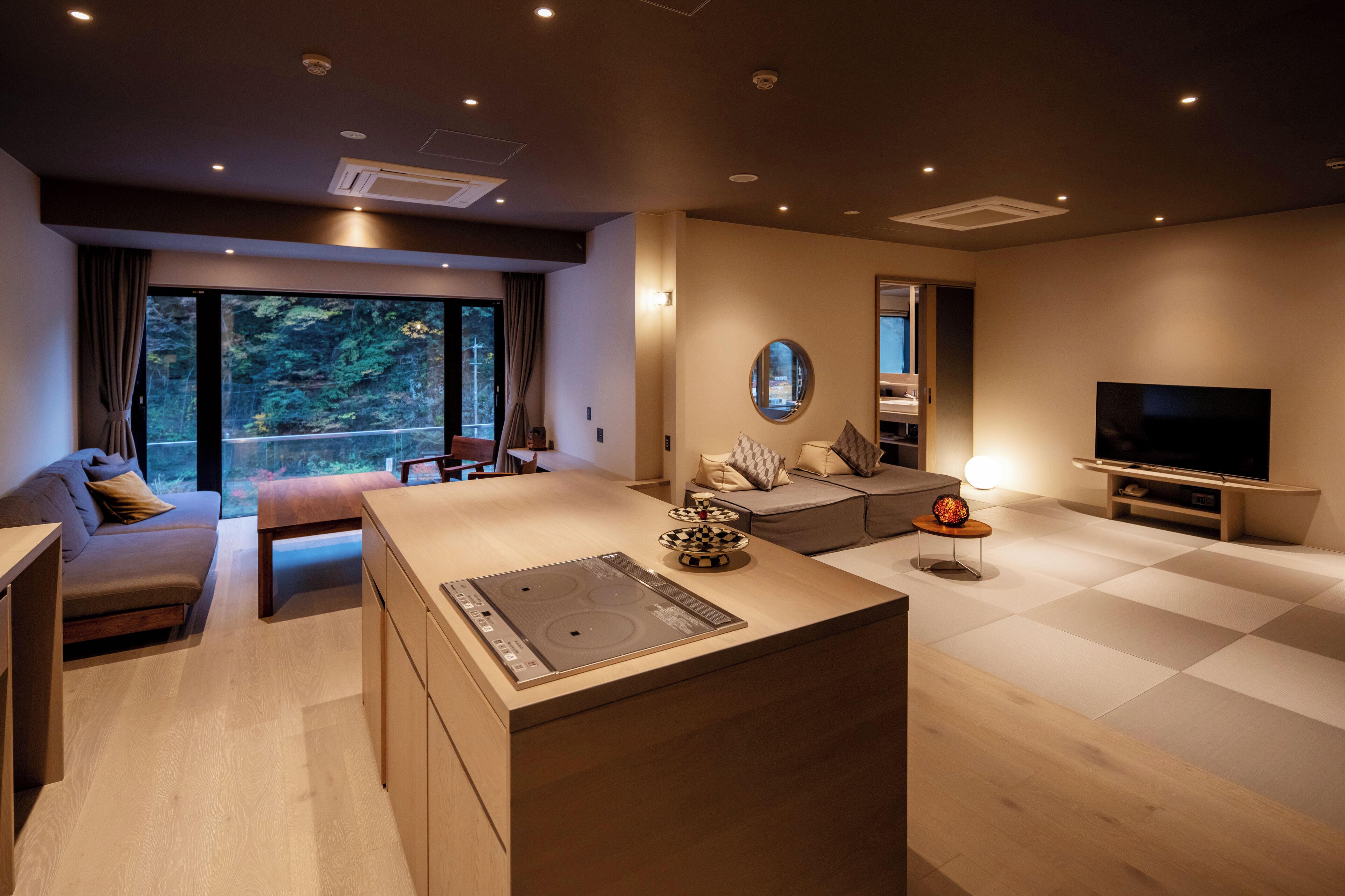 Premium Suite, Kitchen, River View | Private kitchen | Fridge