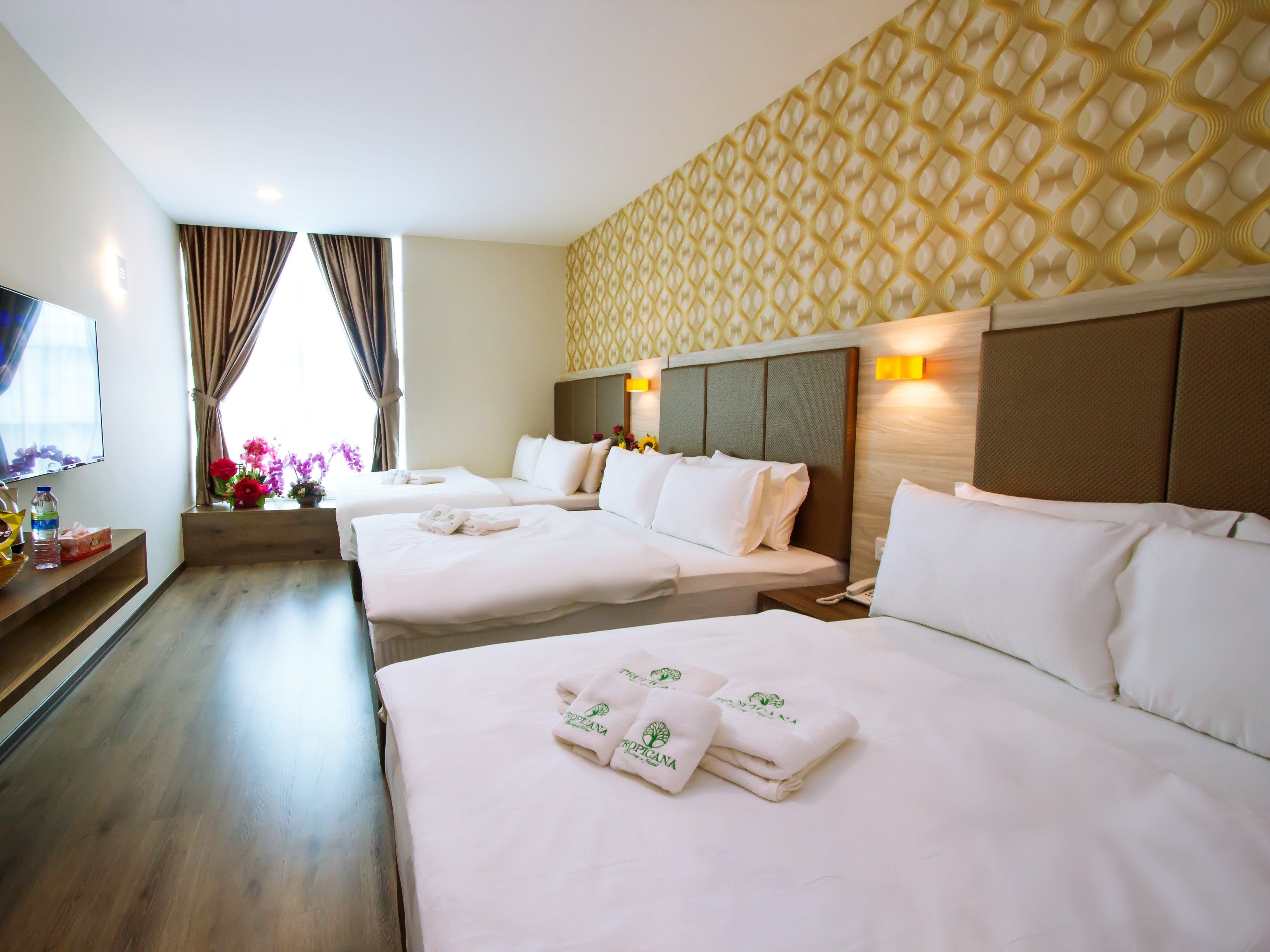 Free minibar items, desk, iron/ironing board, free WiFi