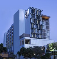 Front of property – evening/night