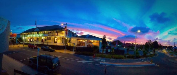 Front of property - evening/night