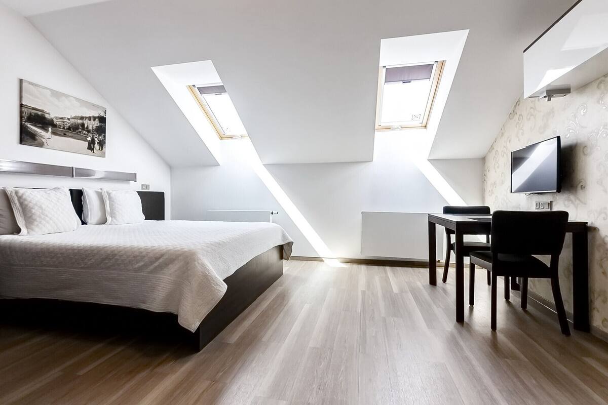 都會開放式客房, 1 張加大雙人床, 簡易廚房 (Attic) | 客房景觀