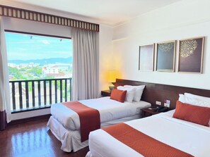 Minibar, desk, blackout curtains, free WiFi