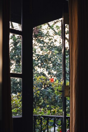 Blick auf den Garten