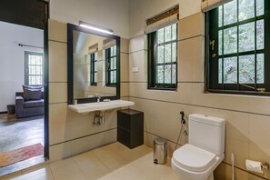 Free toiletries, hair dryer, towels