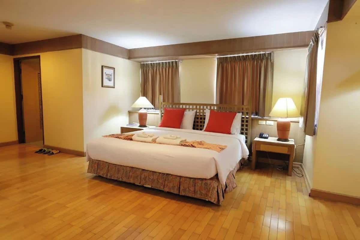1 Schlafzimmer, Verdunkelungsvorhänge, kostenloses WLAN, Bettwäsche