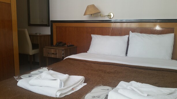 Minibar, desk, laptop workspace, WiFi (free) - Hotel Ergen (Ankara)