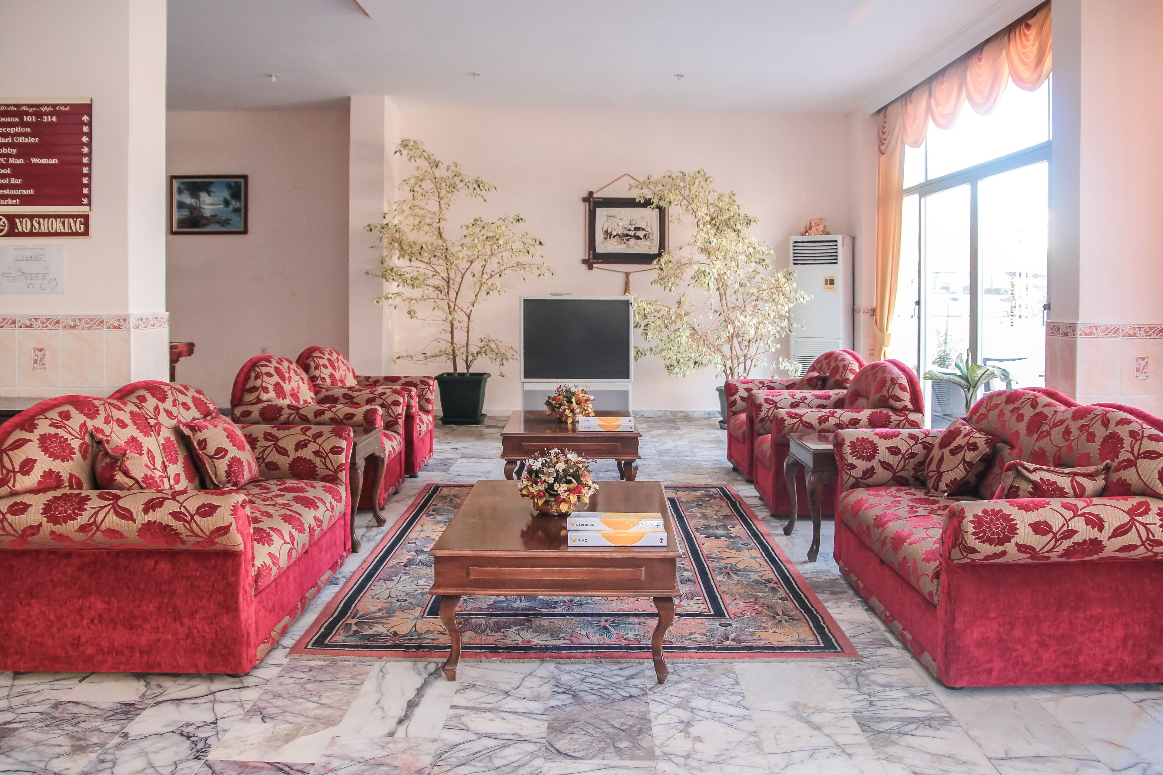 Lobby sitting area