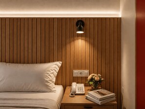1 dormitorio, ropa de cama de alta calidad, minibar y escritorio