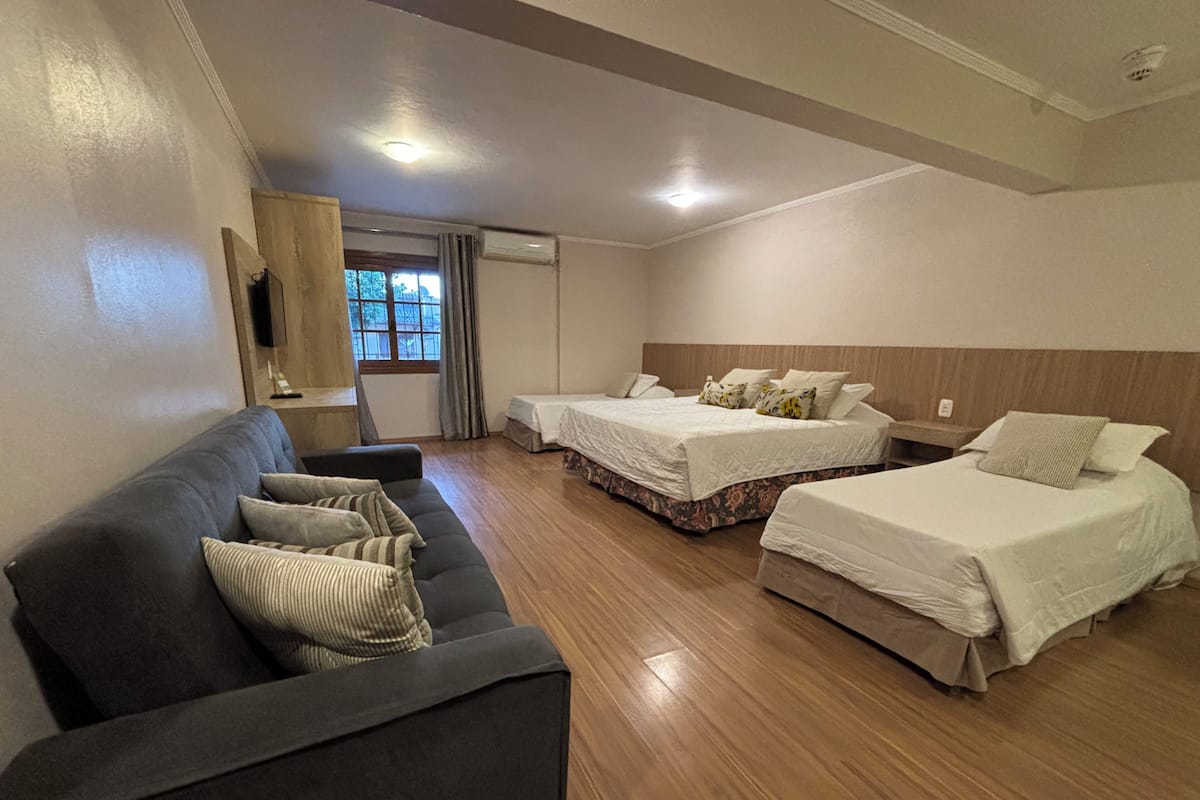 클래식 쿼드룸 | 미니바, 암막 커튼, 방음 설비, 무료 WiFi