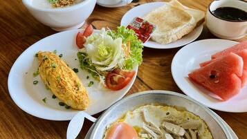 Daily English breakfast (THB 130 per person)