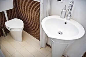 Attico panoramico, 1 camera da letto | Bagno | Doccia, asciugacapelli, bidet