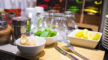 Daily buffet breakfast (EUR 17 per person)