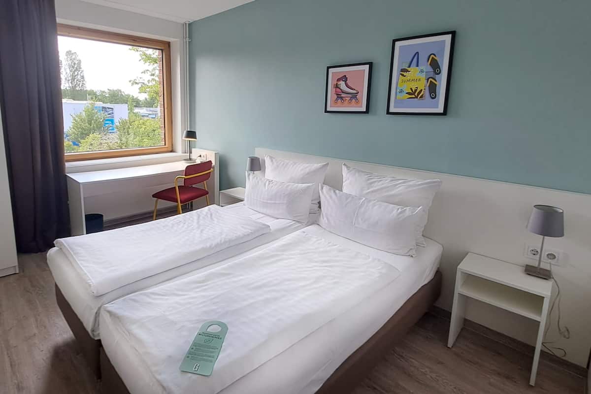Quarto standard | 1 quarto, roupas de cama antialƩrgicas, cofres nos quartos, escrivaninha