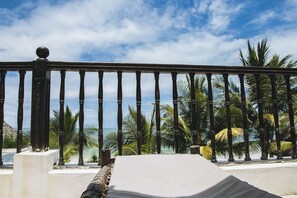 Deluxe Triple Room, Multiple Beds, Terrace, Ocean View | Terrace/patio - Moonshine Uroa Boutique Hotel (Uroa)