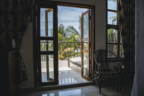 Deluxe Triple Room, Multiple Beds, Terrace, Ocean View