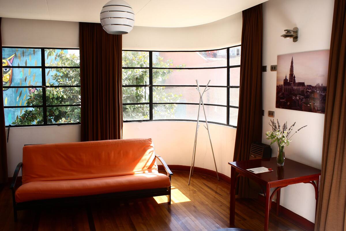 superior double room | living room