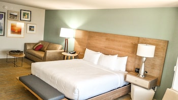Executive Suite, 1 King Bed | Hypo-allergenic bedding, pillowtop beds, in-room safe, desk at Margaritaville Resort Biloxi