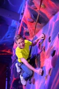 Rock climbing wall - indoor at Margaritaville Resort Biloxi