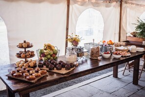 Kontinental frokost hver dag (mot et tillegg)