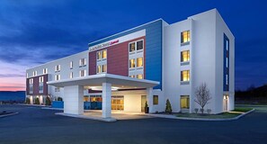 Front of property – evening/night