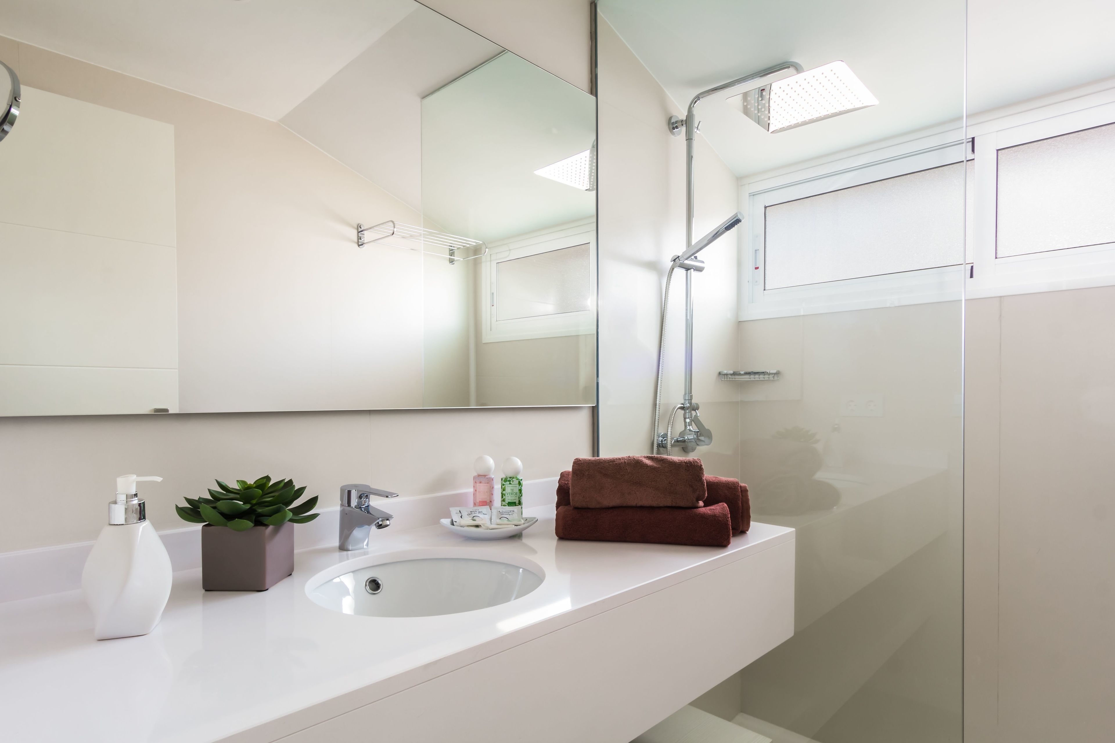 free toiletries, hair dryer, towels, soap