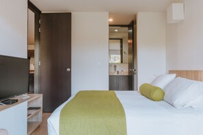 슈피리어 아파트, 침실 1개 | 객실 내 금고, 책상, 노트북 작업 공간, 암막 커튼