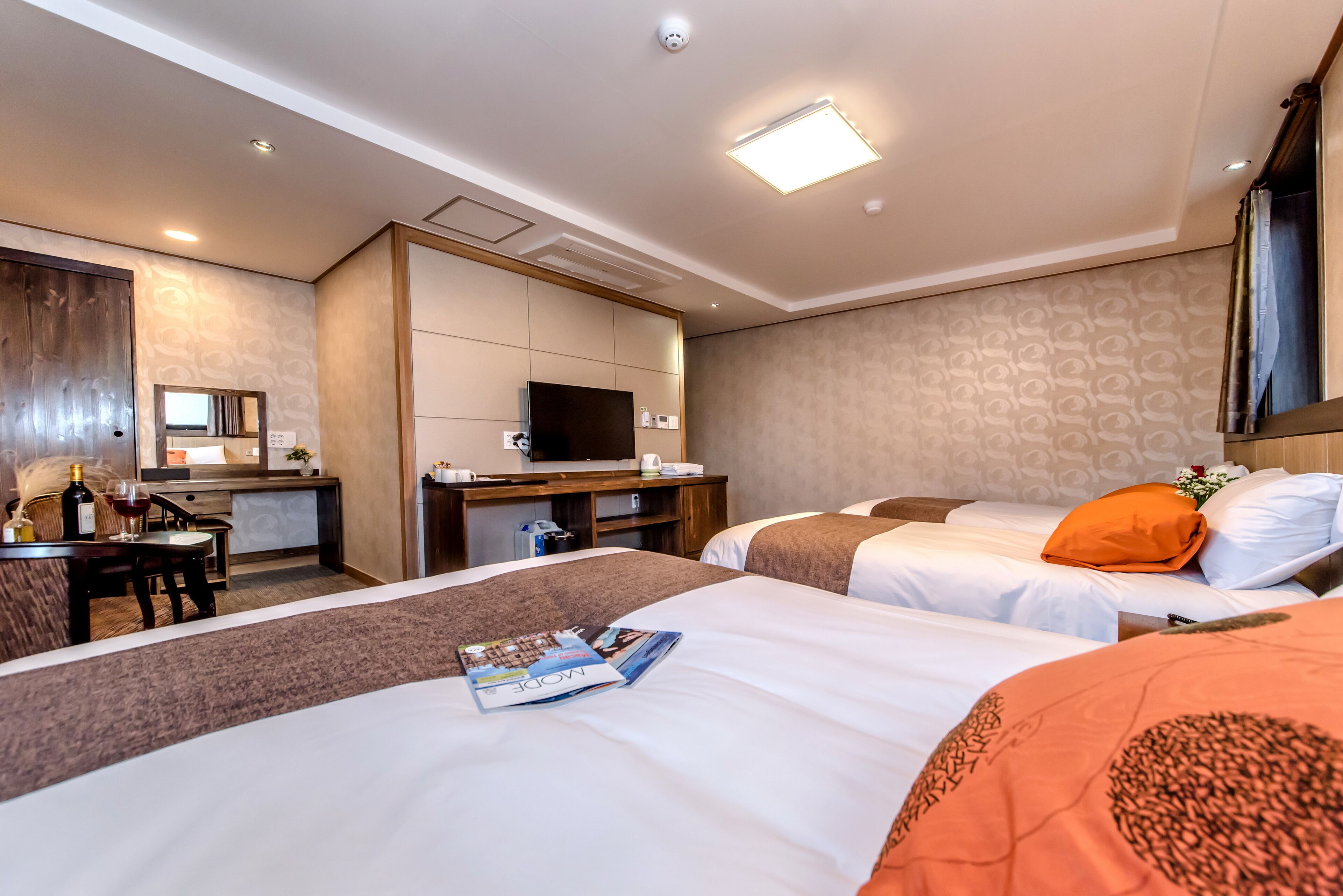 family suite | premium bedding, down duvets, in-room safe, desk