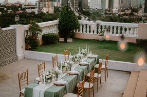Área de bodas al aire libre