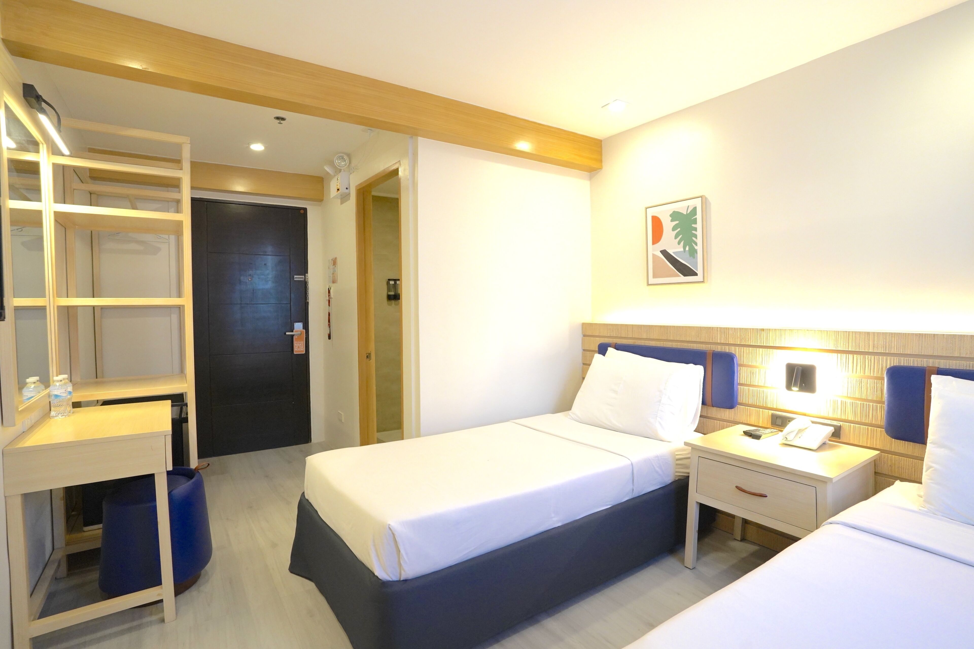 Chambre Deluxe avec lits jumeaux | Wi-Fi gratuit, draps fournis
