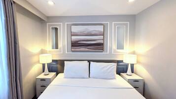 Suíte premier | Wi-Fi de cortesia, roupa de cama